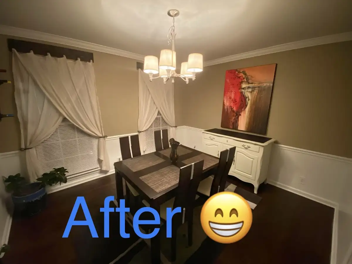 Professional dining room restoration after water damage in McSwain